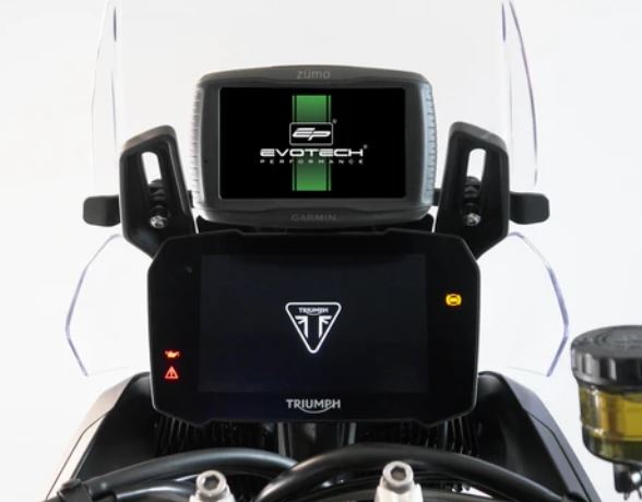 GPS-steun Evotech voor Triumph Trident