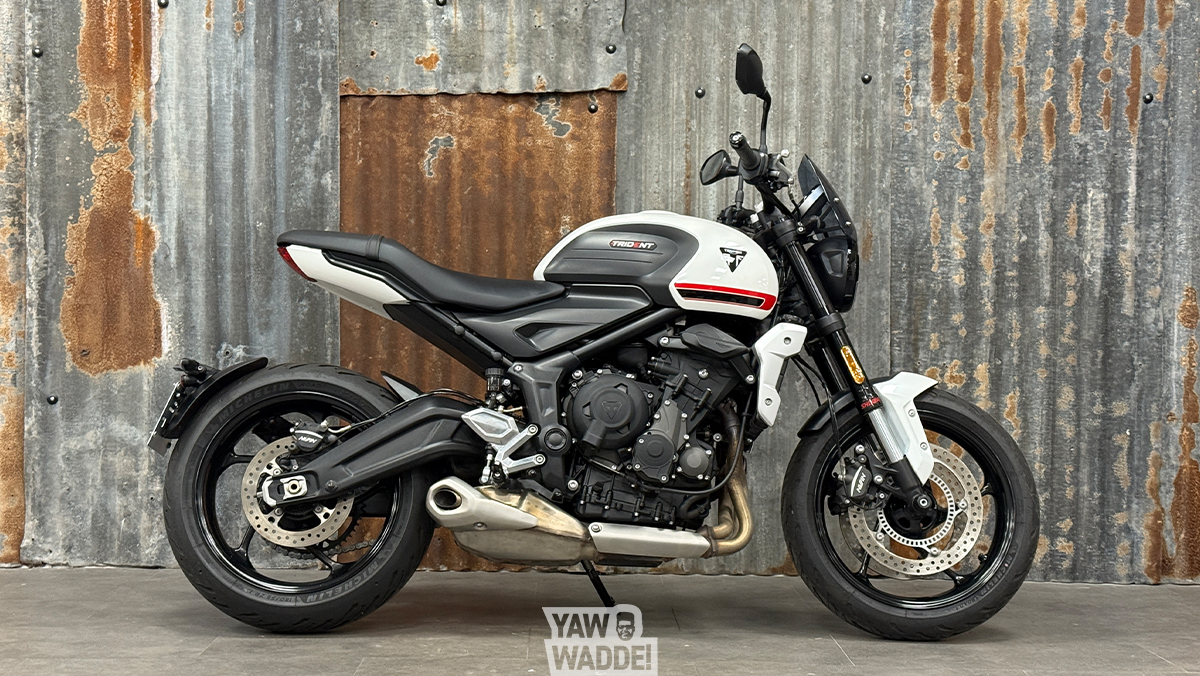 Triumph Trident 660: Crystal White