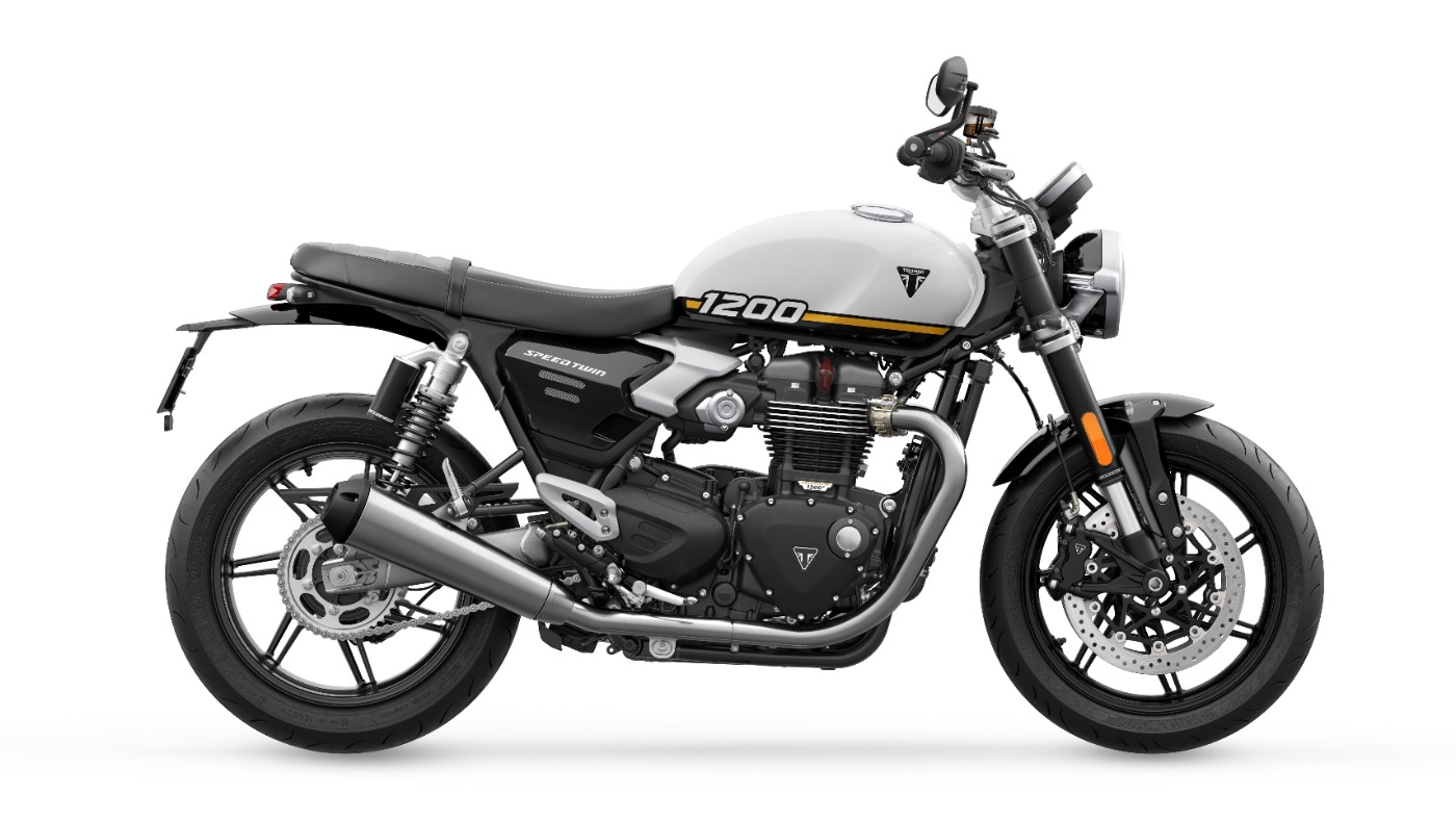 Speed Twin 1200: Crystal White/ Sapphire Black 