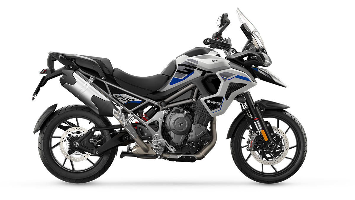 Tiger 1200 Alpine: Satin Crystal White