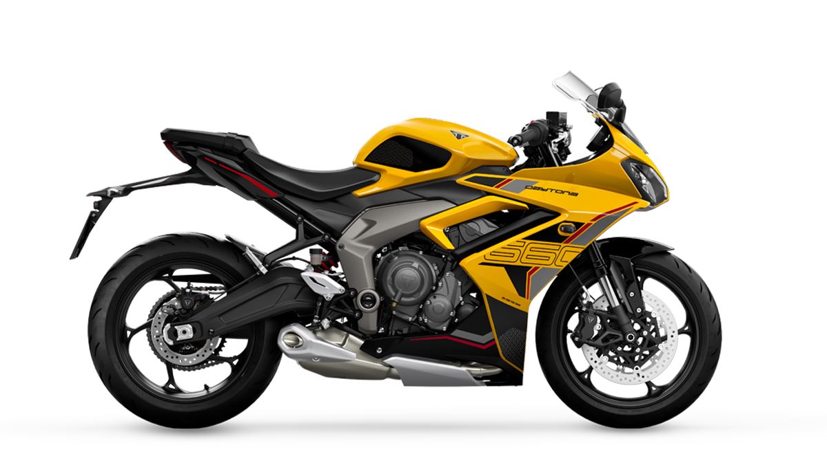 Daytona 660: Cosmic Yellow/ Sapphire Black
