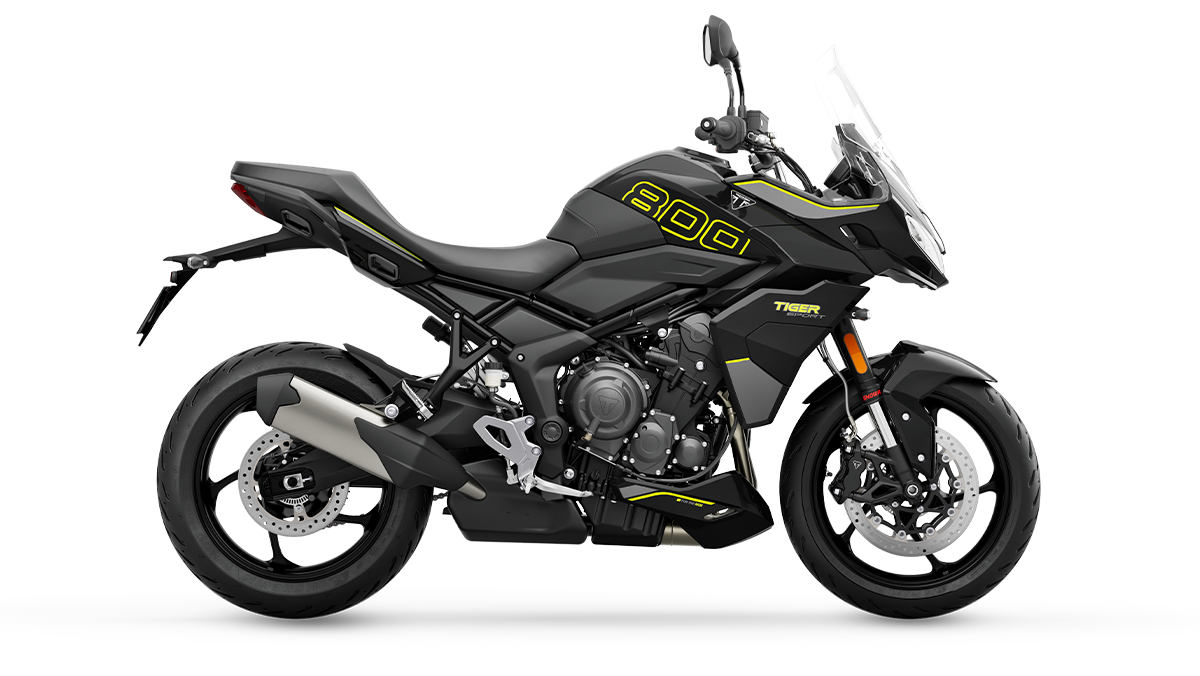 Tiger 800 Sport: Sapphire Black/ Performance Yellow