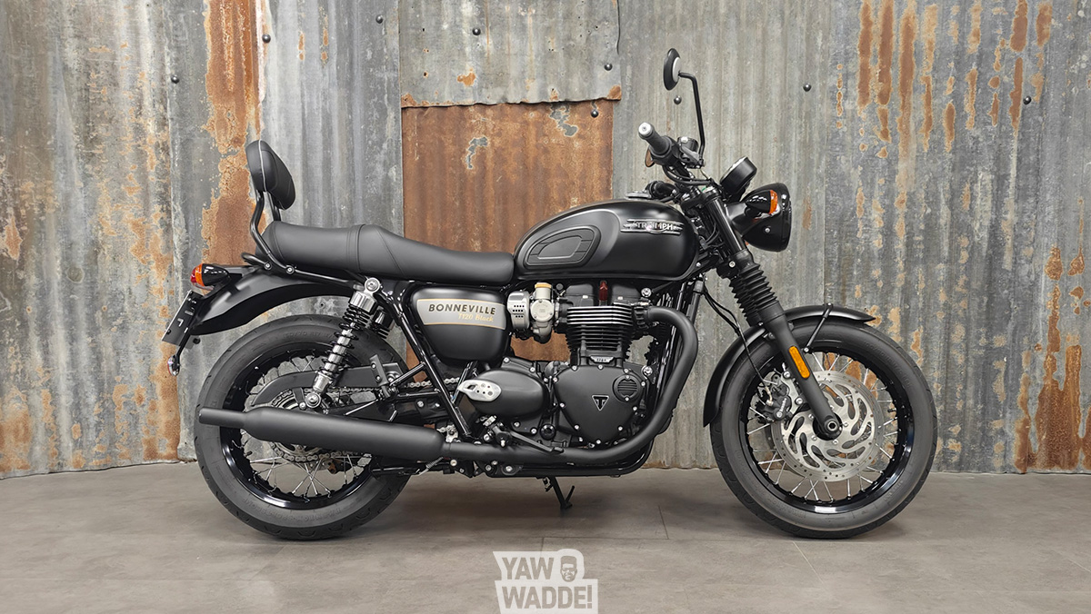Triumph Bonneville T120 Black: Gold Line