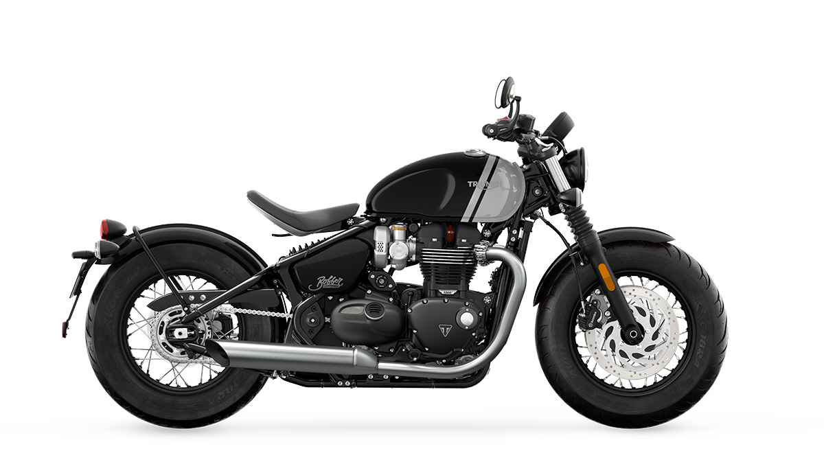 Bonneville Bobber Jet Black/ Ash Grey