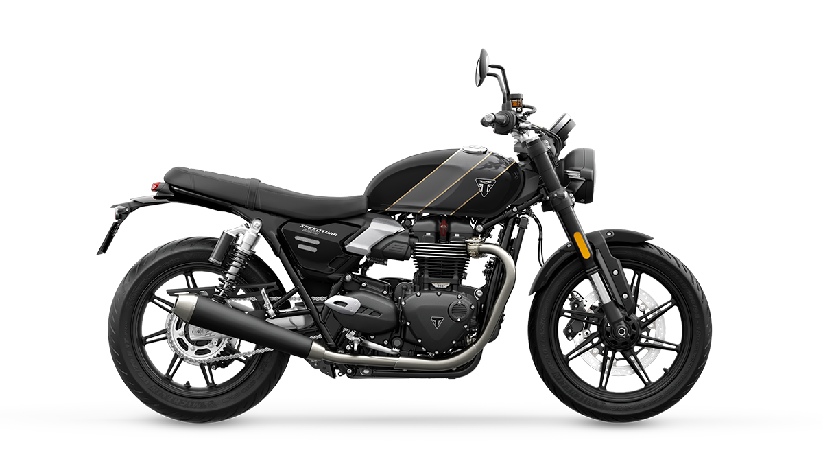 Speed twin 900: Phantom Black/ Aurum Gold